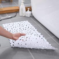 88x40cm Non-slip Pebble Bath Mat - European & American Best-selling Anti-slip Stone Footpad with Suction Cups 88*40cm