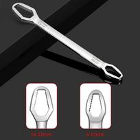 1 vnt. Universalus automobilio Torx raktas 8-22 mm Reguliuojamas savaime įsitempiantis raktas Lentelė Dvišakis Torx raktas balta
