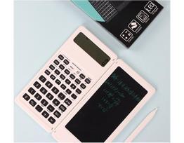 Mokslinis saulės energijos skaičiuotuvas su rašymo ranka planšete studentams Ordinary function calculator handwriting tablet juoda
