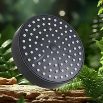 High Pressure Black Shower Head Sprayer Adjustable Rainfall Wall Mounted Bathroom Fixture Faucet Bathroom Accessories