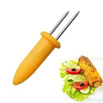 10 vnt. Kukurūzų burbuolių iešmelių dvišakės, saldžiųjų kukurūzų kepsninės šakutės virtuvės įrankis 10pcs