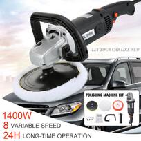 8 Variable Speed Car Polisher Electric Floor Polisher 220-240V Car Polishing Machine Buffer Sander Tool Kit UK 1400W