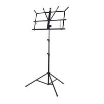 High Quality Metal Folding Sheet Music Stand Holder Tripod Foldable Non-slip rubber feet Adjustable Music Stand