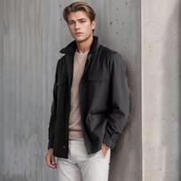 2025 Retro Workwear Men's Multi-Pocket Jacket – Cross-Season, Loose Fit XL