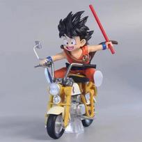 Anime Figure Dragon Ball Z  Son Goku Master Roshi Locomotives PVC Action Kame Sennin Motorcycle Toys for Children Collector