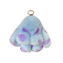 Handmade Soft Bunny Pompom Charmss, Fluffys Bunny Keychain, Faux  Furs Keyring Pendant For Girls One Size