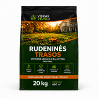 Rudeninės vejos trąšos NPK 5-15-25 SOP su kaliu, magniu, siera ir boru 20 kg