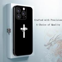 Cross fashion style design ins Phone Case For iPhone 17 16 16e 15 14 13 12 Plus Mini Pro Max Soft black Shockproof Cover iPhone 12 Pro