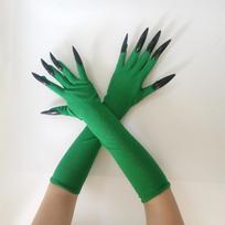 Helovino Katės Moters Letenų Pirštinės su Ilgais Nagais ir Nagais Vakarėlio Cosplay Kostiumo Aksesuarai