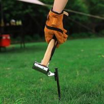 Tent Stake Peg Nail tool Remover Survival Multi Purpose, Puller Mallet