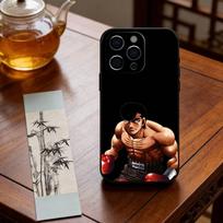 Anime H-Hajime no Ippo T-Takamura Mamoru Phone Case For iPhone 17,16,15,14,13,12,11 Plus,Pro Max,XS,Soft Silicone Black Cover iPhone15