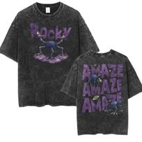Project Hail Mary Rocky Amaze Sci-Fi T-shirt Men Women Oversized Vintage Washed T Shirts Comfort Short Sleeve T Shirt Streetwear S įvairiaspalvis