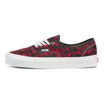 Vans Authentic Series Mooneyes Casual Fashion Low Top Skate Shoes Unisex Black Red VN0A5KX4AVO 36