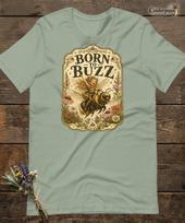 Born to Buzz Fairy & Bee T-Shirt Fairycore Garden Fantasy Fae Tee Sage XS-2XL M