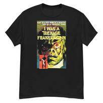 I Was a Teenage Frankenstein cult horror film fan art t-shirt L