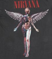NIRVANA In Utero Vintage 1993 Kurt Cobain Band Sz.L Single Stitch Shirt REPRINT Unisex T-Shirt S