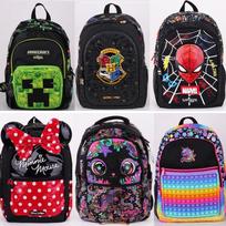 Smiggle kuprinė vaikams, mokyklinė kuprinė moksleiviams, didelės talpos animacinis dienos kuprinukas, lauko kasdienė kelionė, įvairūs stiliai Pink cloud schoolbag (42*30cm)