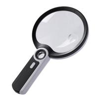 Large Lens Illuminated Magnifier Low Vision Aids Magnifier with LED Light  Craft Work