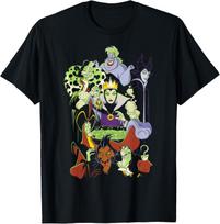 Hot Fashion Disney Villains Cauldron Group Shot T-Shirt S-4XL Four Seasons Gift M