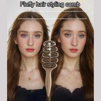 Shape Boar Hair Brush, -Static Massage Comb for Scalp Stimulation and one size