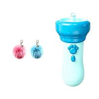 Fishing Toy, Plush Ball with Retractable String (Batteries Not Included) One Size