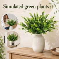 Artificial Plant, Plastic Faux for Home Decor, Fake Plants for Shelf, Table, Decoration One Size