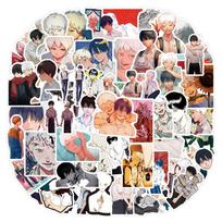 50Pcs Cartoon Anime Light Dead Summer Graffiti Stickers Set Waterproof DIY Decals for Skateboard Notebook Fridge Phone Kids Toy