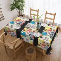 Happy Tree Friends Limited Edition Perfect Rectangular Tablecloth Oilproof TableCover for Festival Party Decorations Table Cloth 137x183cm