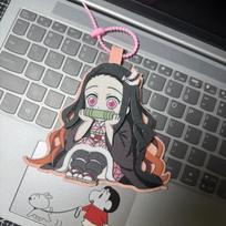 Anime Merchandise Non-woven Fabric Kamado Nezuko Tokitou Muichirou Toy Doll Kawaii Key Backpack Decoration