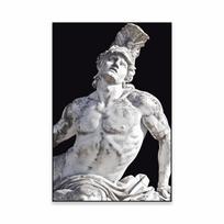 Perseus with the Head of Medusa Poster Black and White Ancient Greek God Wall Art Prints Canvas Painting Home Room Decoration 21X30CMNo Framed