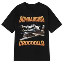 Italian Brainrot Tralalero Tralala Tung Tung Tung Sahur Bombardiro Crocodilo Funny Meme T-Shirt Men Women Tees Y2k 3d Tops S