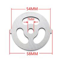 55 mm buitinės 5# mėsmalės skylės plokštės nerūdijančio plieno malūnėlio dalys 3 Holes