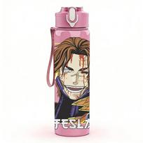 1PC Long Hair Anime Boy Grunge Portrait Print 750ml Portable Sports Water Bottle Leakproof Gym Outdoor Travel Drink Cup Pack of 1