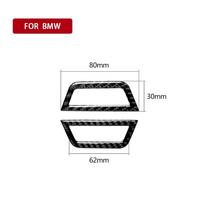 2pcs Carbon fiber for BMW 3 Series E46 1998-2005 Car Roof Reading Light Lamp Decoration Cover Stickers Car Interior Accessories
