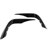 Front Bumper Wind Knife Fin Car Gloss Black Fog Light Eyebrow Cover Blade Trim for Benz GLC?Class