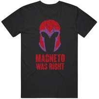 Magneto buvau teisus 97 Komiksų gerbėjo nusidėvėjęs marškinėlis S