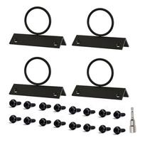 Stable 90 Degree Angles Rope Rings Brackets Heavy Type Stainless Steel Corner Post Rope Brackets 1