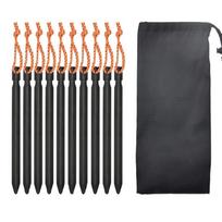 10Pcs Heavy Duty Tent Peg Canopys Stake for Camping, Backpacking, Gardenings