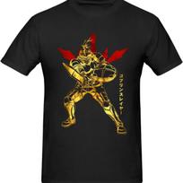 Goblin Anime Slayer Shirt Men's Custom Breathable Cotton Short-Sleeved Tshirt Fashion Crew Neck Tees Tops Black (2) S