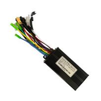24/36/48V 500/750W 26A E-dviračio valdiklis 3 režimai Reguliuojamas elektrinis paspirtukas Dviračio šepetėlis variklio greičio reguliatorius E-dviračio priedai juoda