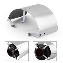 Car Cold Air Intake Cone Sport Filter Cover Stainless Steel Heat Shield Universal Auto Intake Heat Shield Dust Shield Accessorie sidabras