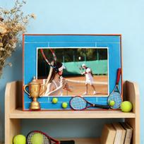 Tennis Photo Frame Memorable Keepsake for Home Decor DIY Display Case Ornament Picture
