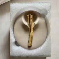 Rankų darbo Palo Santo laikiklis Zen Vintažinis Palo Santo deginimo padėklas Smilkalų įrankis Smilkalų aksesuarai Smilkalų lazdelės laikiklis Atpalaiduojantis smėlis