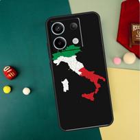 Italijos vėliavos dėklas, skirtas Xiaomi Redmi Note 13 Pro 14 12 11 10 15 Pro Plus Redmi 15 14C 13C 10C 12C 15C Funda Redmi 12C black