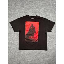 The Batman 2022 Movie Promo 100% Cotton T-shirt Mens Tees Top Robert Pattinson Red Poster Graphic XXL M gray