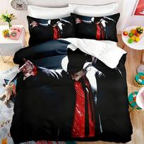 King of Pop Michael Jackson Bedding Set Fashion Duvet cover set King Queen Twin Full Size Comforter cover set for home decor 135x200cm