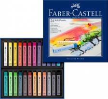 Pastelinės kreidelės Faber-Castell Goldfaber, 24 spalvos