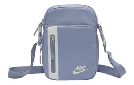 Nike Elemental Fabric Portable Crossbody Bag, Shoulder Bag Unisex Gray Slate Blue & Light Silver DN2557-493 gray