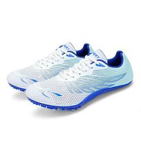 Full palm carbon plate nail shoes track and field sprinting running shoes male and female students professional competition sports track and field 36