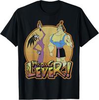 Hot Fashion Disney Emperors New Groove Kronk and Esma Wrong Lever T-Shirt S-4XL Four Seasons Gift S